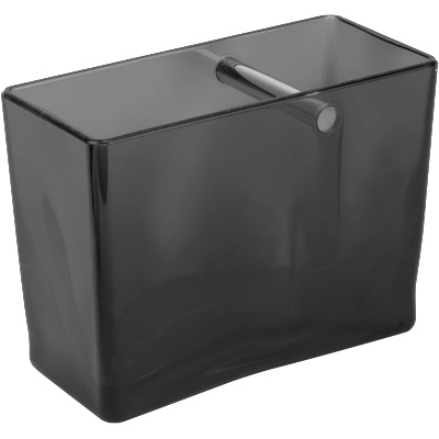 Primanova PN-Поставка за четки за зъби 6x12xh9cm BIGA ЧЕРНА ПРОЗРАЧНА (M-SA11-25BL) (0137279)