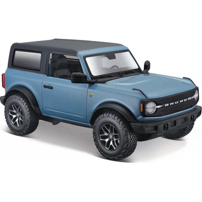 Maisto Bronco Kit Ford Badlands modrá 1:24 – Zboží Dáma