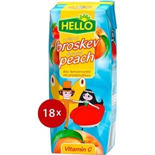 Hello Mini Broskyňa 18 x 250 ml