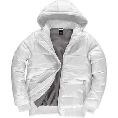 B & C Superhood pánska zimná bunda JM940 White