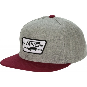 Vans Full Patch Snapback heather grey/wine 14