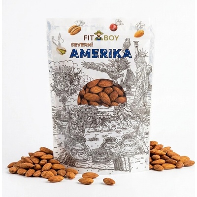 FITBOY Mandle natural pražené solené 500 g