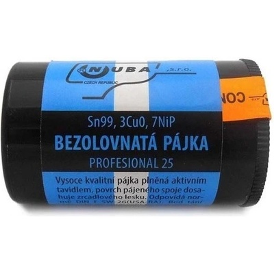 Pájecí cín Sn99, 3Cu0, 7NiP, pr.1,0mm - 25g