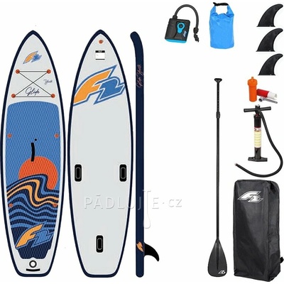 Paddleboard F2 GLIDE WINDSURF/WING YOUTH GREY 10'0 s pádlem