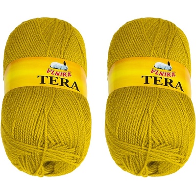 Bellatex SET 2ks - Příze TERA Olivová 100g / 310 m