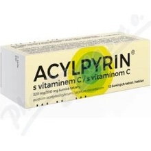 ACYLPYRIN S VITAMINEM C POR 320MG/200MG TBL EFF 12