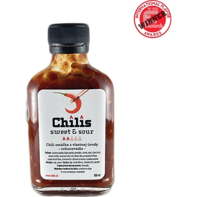 Chilis Sweet & Sour omáčka sladkokyslá omáčka 100 ml