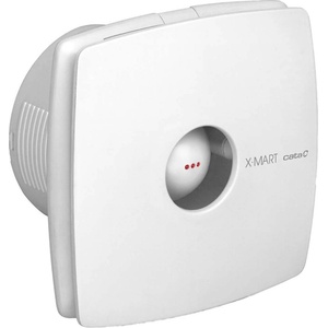 SAPHO Cata X-Mart - Аксиален вентилатор за баня с таймер X-MART 12T, 20W, тръба 120 мм, бял 01021000 (01021000)