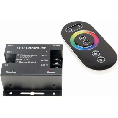 EgoTrip RF ovladač pro RGB LED pásky | 12–24 V | 18 A | s dálkovým ovladačem