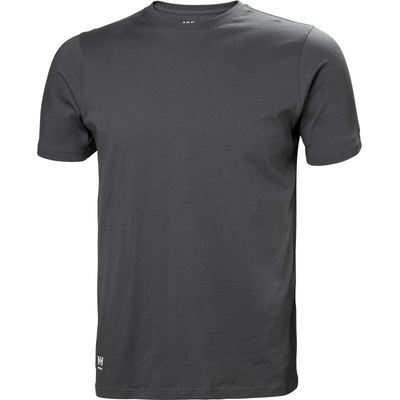 Helly Hansen Tričko Classic 2.0 79397 krátky rukáv sivá tmavá