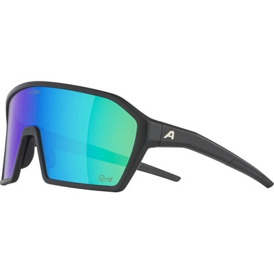 Alpina Очила за колоездене Alpina Ram Q-Lite Mirror Cat. 3 Cycling glasses - Black Matt / Q-Lite Amber / Jade Mirror - размер One Size (205-2910-0511)