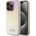 GUESS Калъф GUESS, PU Leather Iridescent Metal Script за iPhone 15 Pro, GUHCP15LPSAIRSD, Златист (GUHCP15LPSAIRSD)