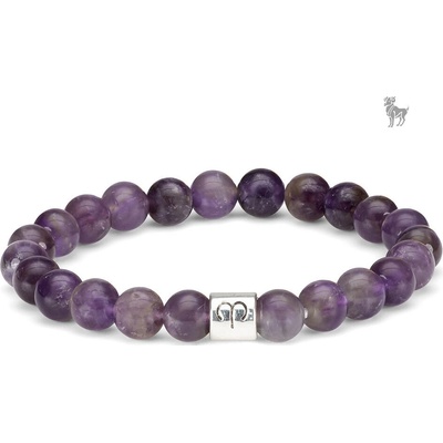 Prošperk Ametyst fialový náramek ve znamení zvěrokruhu Beran S5338