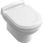 Villeroy & Boch Hommage - Конзолна тоалетна чиния, CeramicPlus, бяла 6661B0R1 (6661B0R1)