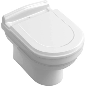 Villeroy & Boch Hommage - Конзолна тоалетна чиния, CeramicPlus, бяла 6661B0R1 (6661B0R1)