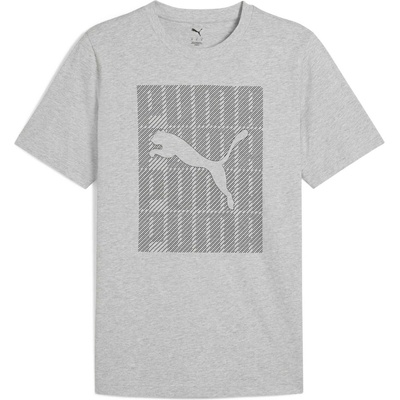 Puma Graphic Wording sivé tmavo sivé