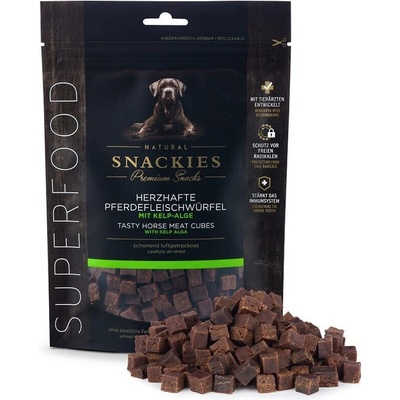 Snackies SNACKIES Superfood - кубчета конско месо с келп водорасли