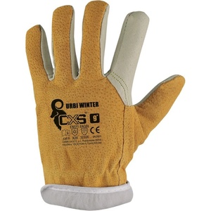 CANIS SAFETY a. s Cxs urbi winter / Зимни кожени ръкавици - бежови 9 (370000700009)
