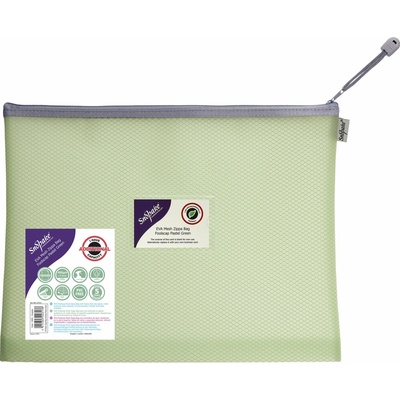 SNOPAKE EVA Pastel Mesh so zipsom HC 36 × 27.5 cm pastelovo zelené
