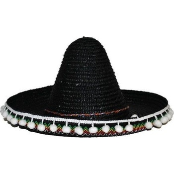 Mexické sombrero černé 50cm