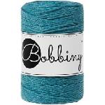 Bobbiny 3PLY Macramé Rope 1, 5 mm 100 m Teal юта (TD-E023)