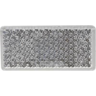 TRL51 Přední (bílý) odrazový element - obdélník 95 x 45mm nalepovací