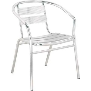 Bogdan Furniture Алуминиев градински стол Мебели Богдан модел Silver