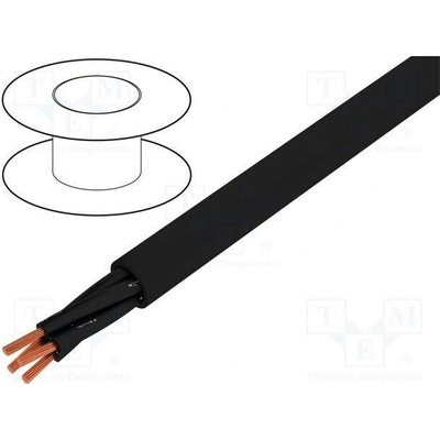 Helu 11636 Vodič OZ-500-BK OZ 4x0,75mm2 nestíněný 300V,500V Cu lanko