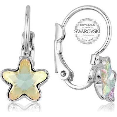 Levien dívčí náušnice s duhovým krystalem STARBLOOM LE0084