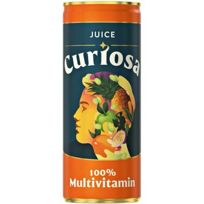 Curiosa Multivitamin 100 % plech 24 x 330 ml