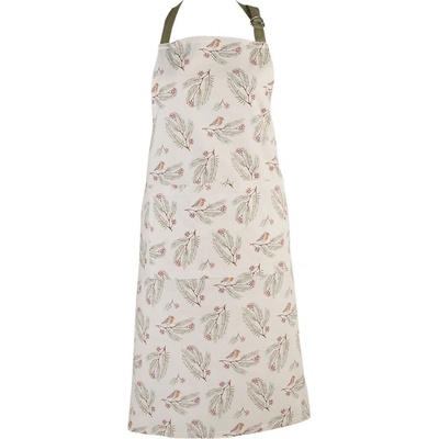 Clayre & Eef Kuchyňská zástěra Vintage Green Pine 70x85 cm