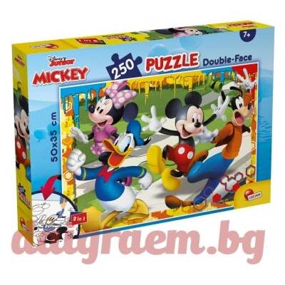 Lisciani Пъзел lisciani 48113 - 250 части - Мики Маус, двулицев пъзел (li48113)