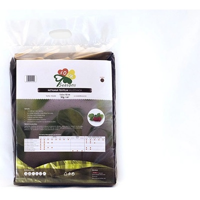 PEMI CORPORATION netkaná textília 50g/m², rozmer 1,6 x 15 m, farba HNEDÁ