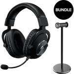 Logitech Бъндъл Безжични Геймърски слушалки Logitech PRO X 2 LIGHTSPEED + Поста (991-000550)