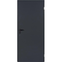 Hörmann vchodové dveře protipožární 90 x 200 cm 40 mm šedé plné levé