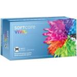  Еднократни нитрилн нестерилни ръкавици, Soft Care Vivid Nitrile Examination Gloves REF110.271L - Light Blue Size Large