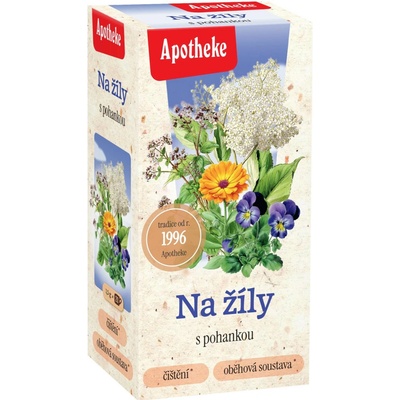 Apotheke čaj na žíly s pohankou 20 x 1,5 g