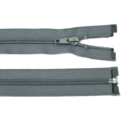 Spirálový zip no.5 rozepínací 75cm - více barev color: 721 tmavě šedá
