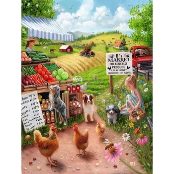 SunsOut - Puzzle B's Market - 500 piese