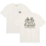 DEDICATED Мъжка тениска DEDICATED T-Shirt Stockholm Camp Crew T-shirt - Off-White (217-0107-0113)