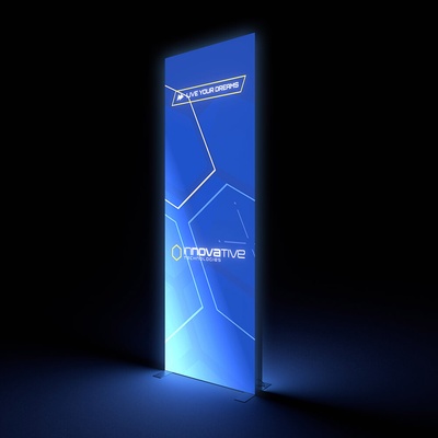 Jansen Display Svetelná stena Brightbox Pro Flex obojstranná, 1000 x 3010 mm