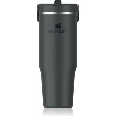 Stanley IceFlow™ Flip Straw Tumbler fľaša na vodu z nehrdzavejúcej ocele Black 2.0 890 ml