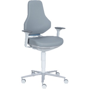 BIMOS Лабораторен ергономичен стол bimos texon 2 - 9173r - сив (35209914)