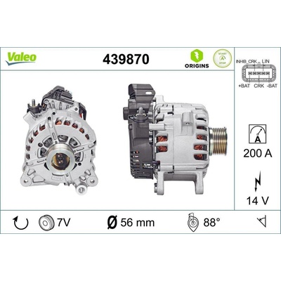Generátor startéru VALEO 439870