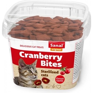 Sanal Bites SANAL Cat Cranberry & Chicken - с боровинки и пилешко месо за кастрирани котки, 75 гр, Холандия SC1578