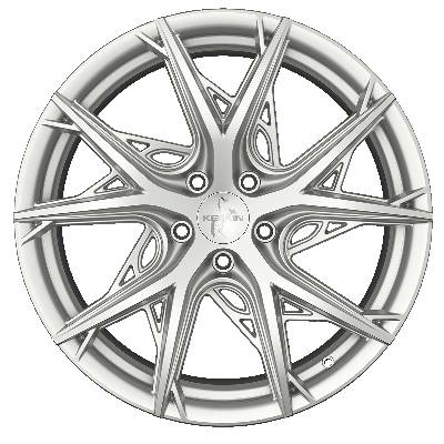 KESKIN KT24 hliníkové disky 8,5x19 5x114,3 ET45 SILVER PAINTED