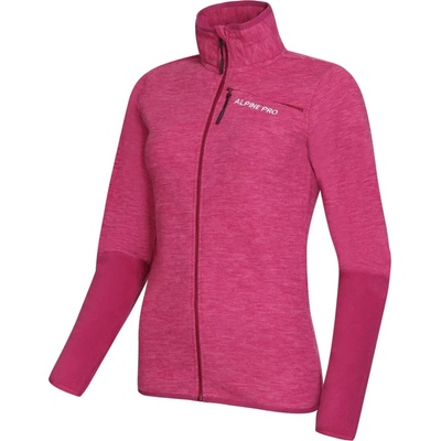 Alpine Pro Orfhana vínová dámská funkční outdoor mikina