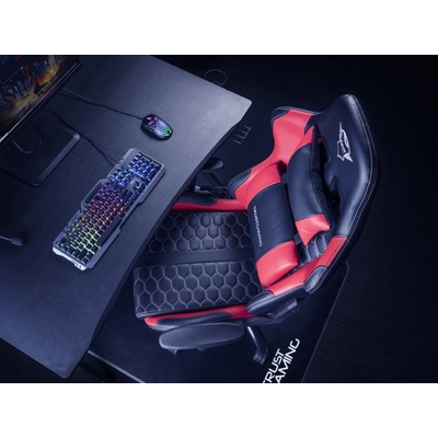 TRUST GXT 708B Resto Gaming Chair, modrá 24435