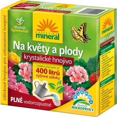 Nohelgarden Hnojivo MINERAL krystalické na květy a plody+lignohumát 400 g