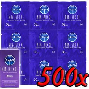 Skins Non-Latex XL Super Thin Premium Condoms 500 pack